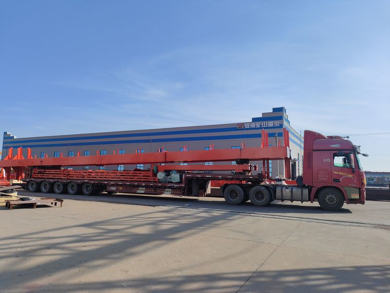 電動(dòng)葫蘆門式起重機(jī)  2臺(tái) MHxh10t—24m 制作完成，發(fā)往湖北交付客戶使用