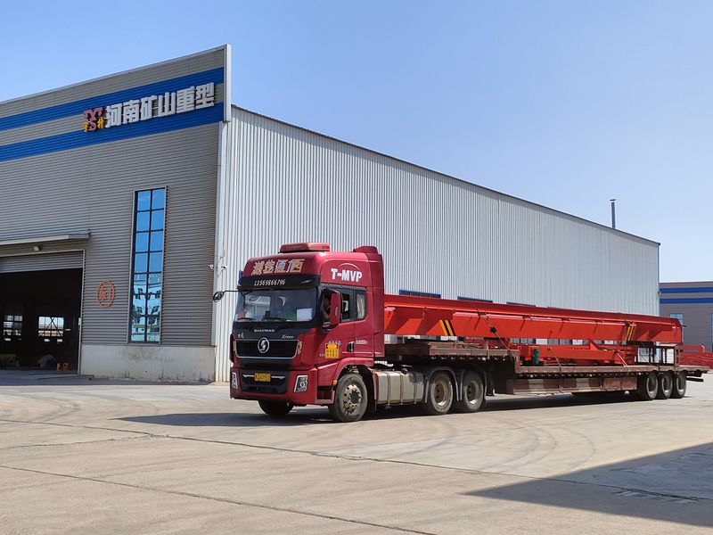 電動(dòng)葫蘆門式起重機(jī)  MHxh10t—14m 外懸3.5/1.5m 制作完成，發(fā)往青海交付客戶使用